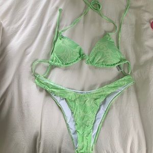 Green bikini
